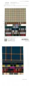 25518 Yarn-dyed 30s High-density Twill Check