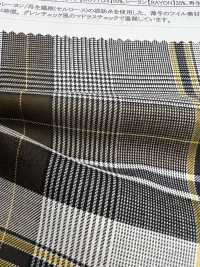 26194 Yarn-dyed 60 Single Thread Cotton/cellulose Glen Check[Textile / Fabric] SUNWELL Sub Photo