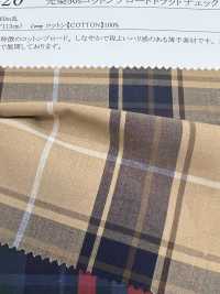 35420 Yarn-dyed 50 Single Thread Cotton Broadcloth Trad Check[Textile / Fabric] SUNWELL Sub Photo