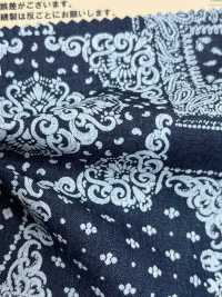 INDIA-470 Indigo Discharge Design[Textile / Fabric] ARINOBE CO., LTD. Sub Photo