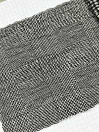 2379 Linen Modal Check Shirring[Textile / Fabric] Fine Textile Sub Photo