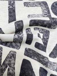 55051-5 60/2 Gas-fired Mercerized Cotton Jersey Alphabet Pattern[Textile / Fabric] SAKURA COMPANY Sub Photo