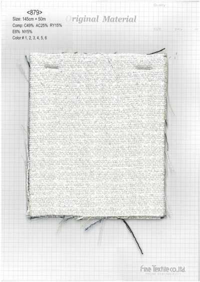 879 Lame Herringbone Fancy Tweed
