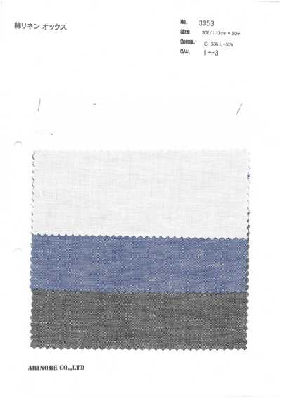3353 Cotton Linen Oxford