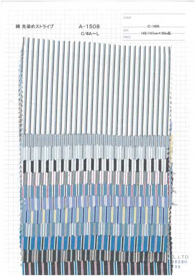 A-1508 Cotton Yarn-dyed Stripe