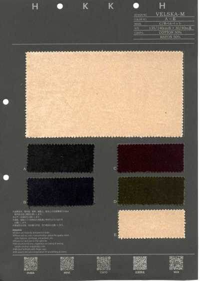 VELSKA-M Cotton/Rayon Velvet