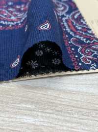 A-8100 Embroidery Style Printed Textile Bandana Pattern[Textile / Fabric] ARINOBE CO., LTD. Sub Photo