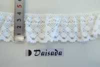 DS1817-S Stretch Lace Frilled Lace 40mm Daisada Sub Photo