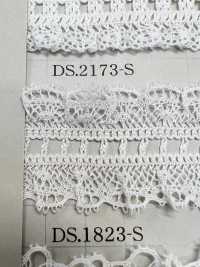 DS2173-S Stretch Lace Frill Lace Ladder Lace 32mm Daisada Sub Photo