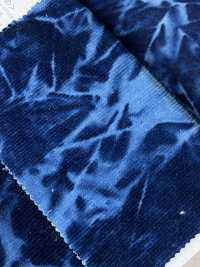 DCL298-ID Decorore 16W Stretch Trousers Corduroy Indigo Dyeing[Textile / Fabric] Kumoi Beauty (Chubu Velveteen Corduroy) Sub Photo