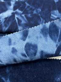 DCL298-ID Decorore 16W Stretch Trousers Corduroy Indigo Dyeing[Textile / Fabric] Kumoi Beauty (Chubu Velveteen Corduroy) Sub Photo