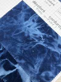 DCL308-ID Decorore 22W Light Summer Corduroy Indigo Dyeing[Textile / Fabric] Kumoi Beauty Sub Photo