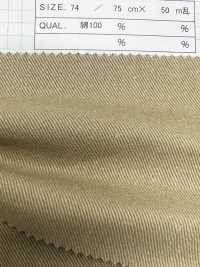 TN1010 12oz Roll Yarn Dyed Shuttle Muraserubitchi Chino Drill(3/1)[Textile / Fabric] Kumoi Beauty Sub Photo