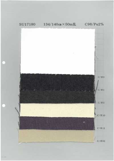 SU17180 Stretch Colored Denim 12oz