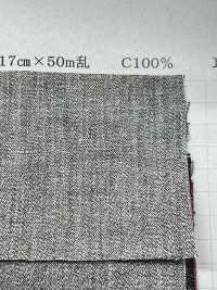 2414A Old-fashioned Shuttle Loom Twisted Heather Chambray[Textile / Fabric] Yoshiwa Textile Sub Photo