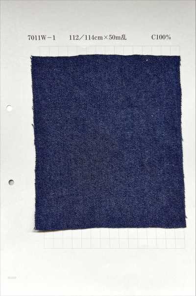 7011W Color Denim Washer Finish 12 Oz Navy