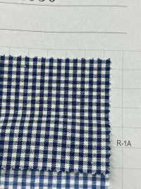 4050 Indigo Gingham Check Stripe[Textile / Fabric] Yoshiwa Textile Sub Photo