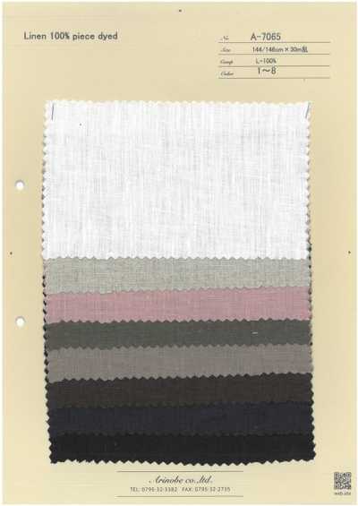 A-7065 100% Linen Piece-dyed