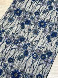 59011-53 Tereko Striped Transfer Floral Pattern[Textile / Fabric] SAKURA COMPANY Sub Photo