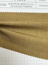 OS6260 60 Typewritter Cloth Sun-dried Washer Processing[Textile / Fabric] SHIBAYA Sub Photo