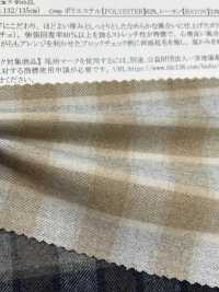 46213 <Mona Luce> Yarn-dyed 2-way Twill Block Check[Textile / Fabric] SUNWELL Sub Photo