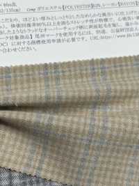 46215 <Mona Luce> Yarn-dyed 2-way Twill Over Check[Textile / Fabric] SUNWELL Sub Photo