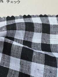 A-7070 Linen 100% Checked[Textile / Fabric] ARINOBE CO., LTD. Sub Photo