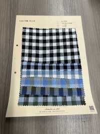 A-7070 Linen 100% Checked[Textile / Fabric] ARINOBE CO., LTD. Sub Photo