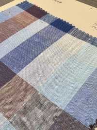 A-7067 Linen 100% Checked[Textile / Fabric] ARINOBE CO., LTD. Sub Photo