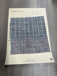 A-7069 Linen 100% Glen Check[Textile / Fabric] ARINOBE CO., LTD. Sub Photo