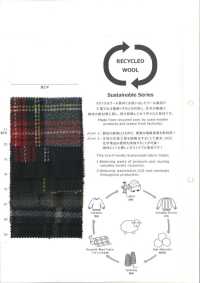 68500 1/10 Tweed Check [using Recycled Wool Thread][Textile / Fabric] VANCET Sub Photo