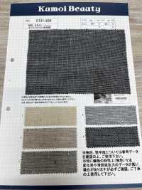 ST211228 Linen Linen Dyed Dobby Mesh Orinasu Tochio (Tochio Ori)[Textile / Fabric] Kumoi Beauty (Chubu Velveteen Corduroy) Sub Photo