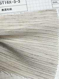 ST16X-3-3 100% Linen Loomstate Ohmi Linen[Textile / Fabric] Kumoi Beauty (Chubu Velveteen Corduroy) Sub Photo