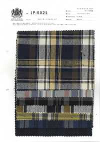 JP-5021 8/1 Heavy Twill Check[Textile / Fabric] Kuwamura Fiber Sub Photo