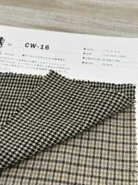 CW-16 Cotton Wool Twill Check/W Fuzzy Processing[Textile / Fabric] Kuwamura Fiber Sub Photo