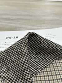 CW-16 Cotton Wool Twill Check/W Fuzzy Processing[Textile / Fabric] Kuwamura Fiber Sub Photo