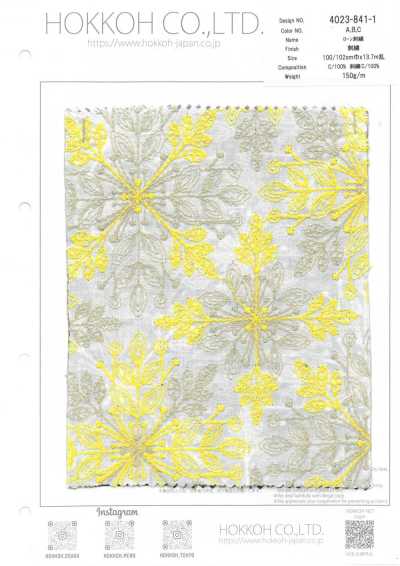 4023-841-1 Lawn Embroidery