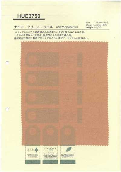 HUE3750 Nia Crease Twill