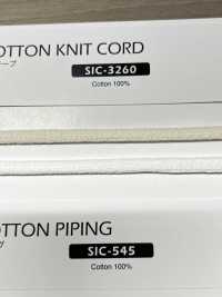 SIC-3260 Organic Cotton Knit Cord[Ribbon Tape Cord] SHINDO(SIC) Sub Photo