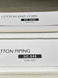 SIC-3260 Organic Cotton Knit Cord[Ribbon Tape Cord] SHINDO(SIC) Sub Photo