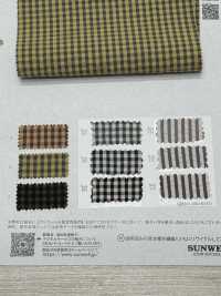 14389 Seersucker Organics®︎Soccer Gingham Check[Textile / Fabric] SUNWELL Sub Photo