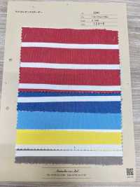 3341 American Oxford Horizontal Stripes[Textile / Fabric] ARINOBE CO., LTD. Sub Photo