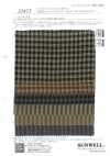 35475 Yarn-dyed 30s Cotton/Linen Dark Color Gingham & Stripe