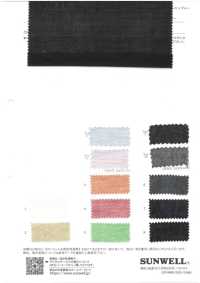 35477 Yarn-dyed Cotton/ Ramie Lawn Chambray Catch Washer Processing[Textile / Fabric] SUNWELL Sub Photo