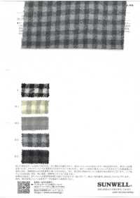76360 2/48 Wool Gauze Gingham Check[Textile / Fabric] SUNWELL Sub Photo