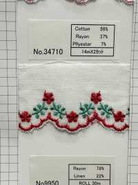 34710 Cotton Embroidered Lace ROSE BRAND (Marushin) Sub Photo