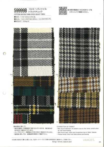 59999B 10/2 Heavy Twill Trad Check