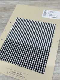 A-1737 Poplin Check Stripe[Textile / Fabric] ARINOBE CO., LTD. Sub Photo
