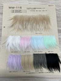 WW-115 Craft Fur [Long Shaggy][Textile / Fabric] Nakano Stockinette Industry Sub Photo