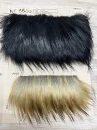 NT-5560 Craft Fur [Raccoon & Fox][Textile / Fabric] Nakano Stockinette Industry Sub Photo